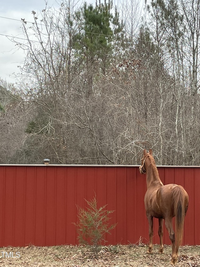 view of horse barn