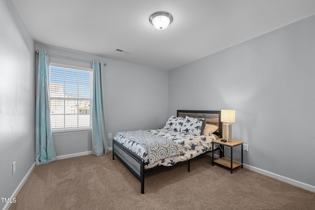 bedroom featuring carpet flooring