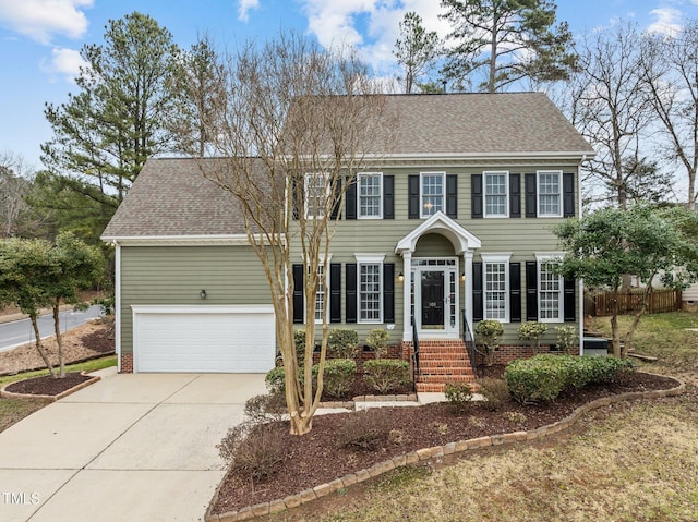 view of colonial inspired home