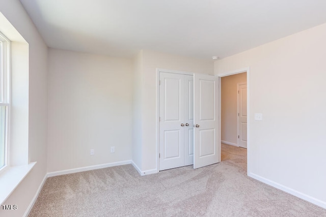 empty room with light carpet