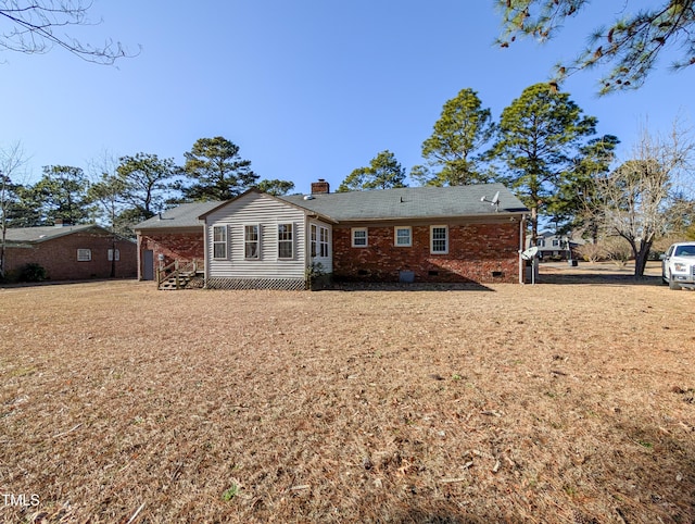 view of rear view of property