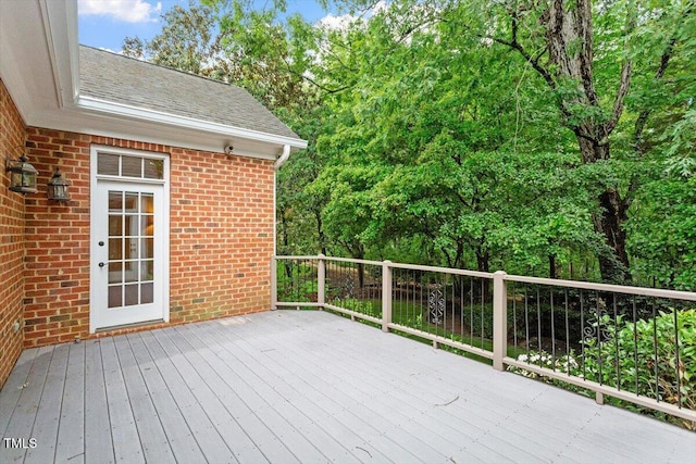 view of deck