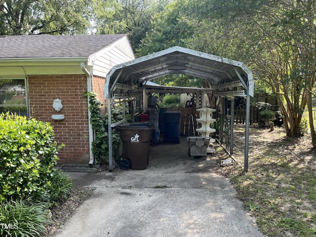 2612 Academy St, Sanford, NC 27332 - view of car parking with a detached carport