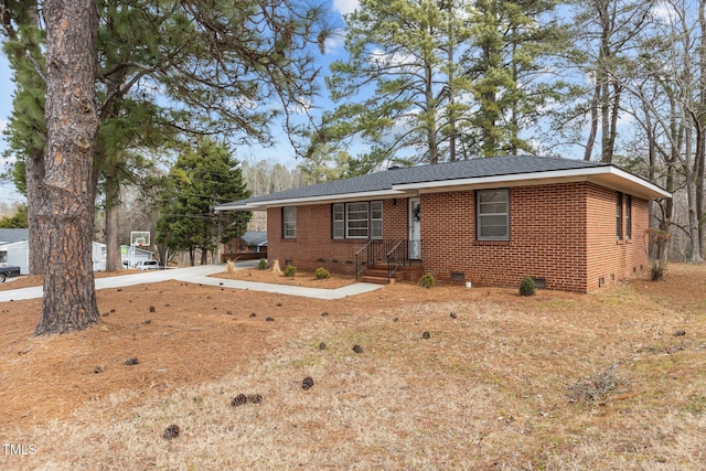 view of ranch-style home