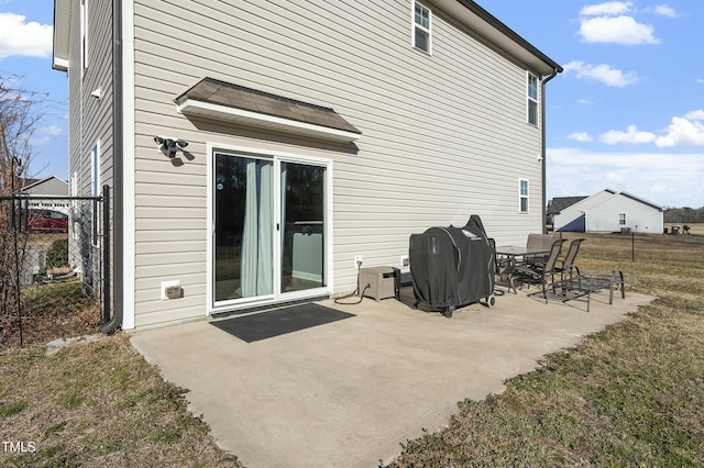 105 Langdon Chase Way, Selma, NC 27576 - rear view of house featuring fence and a patio area