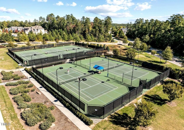 view of sport court