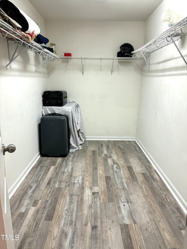 5879 Odenton Ln, Pfafftown, NC 27040 - walk in closet featuring wood finished floors