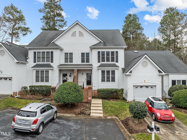 front facade featuring a garage