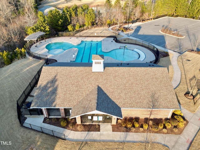 view of pool