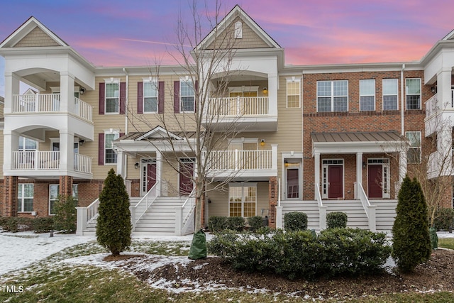 view of townhome / multi-family property