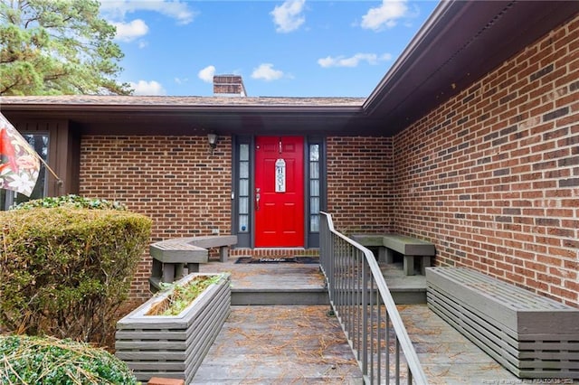 view of entrance to property