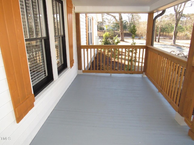 balcony with a porch