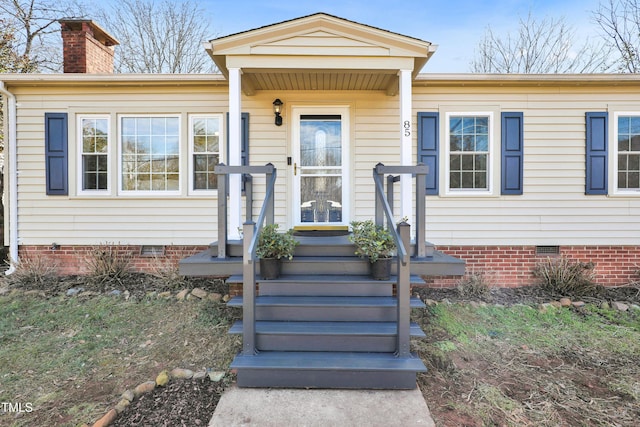 view of property entrance