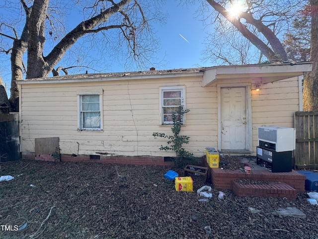 view of back of house