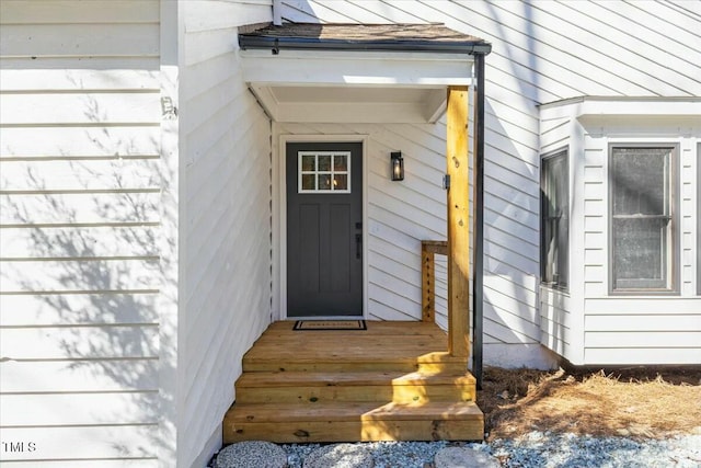 view of entrance to property