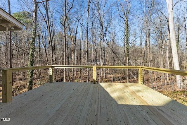 view of deck