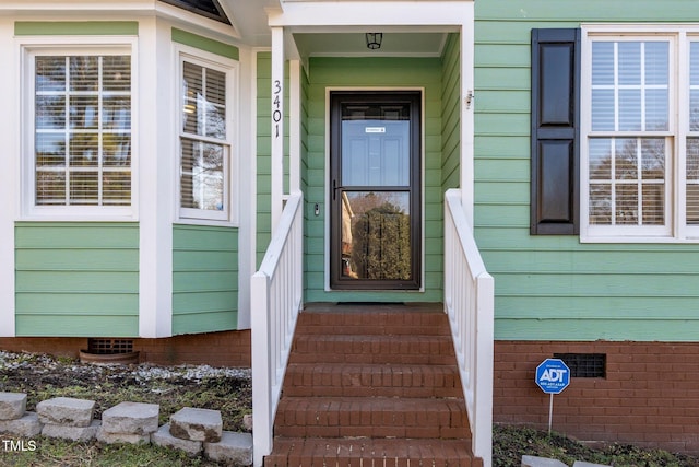 view of entrance to property