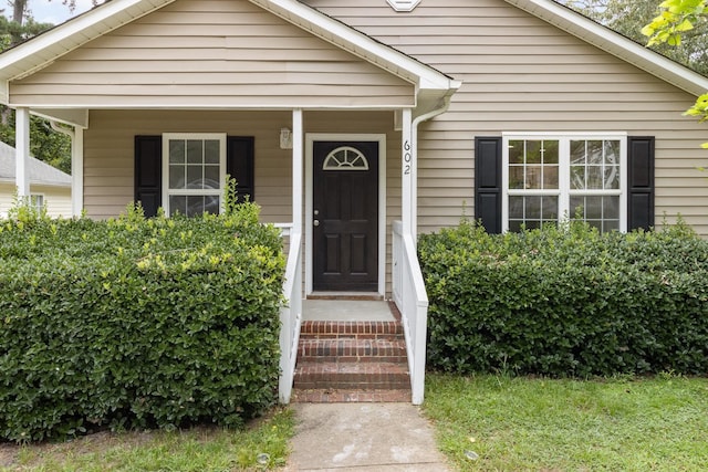 view of bungalow-style home