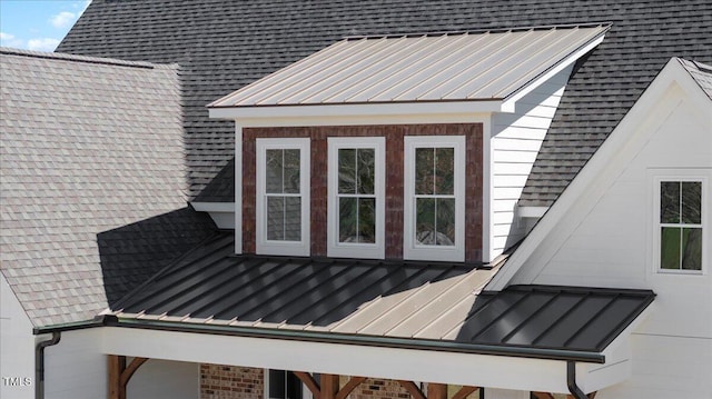 321 Bud Wall Rd, Youngsville, NC 27596 - exterior space with metal roof, a shingled roof, and a standing seam roof