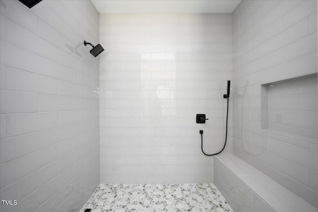 321 Bud Wall Rd, Youngsville, NC 27596 - bathroom featuring a tile shower