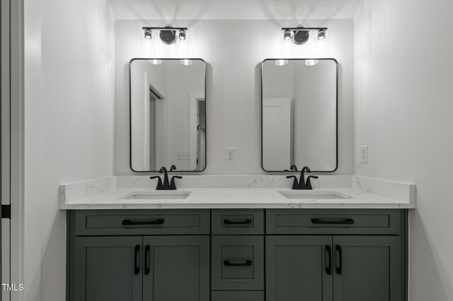 321 Bud Wall Rd, Youngsville, NC 27596 - bathroom with double vanity