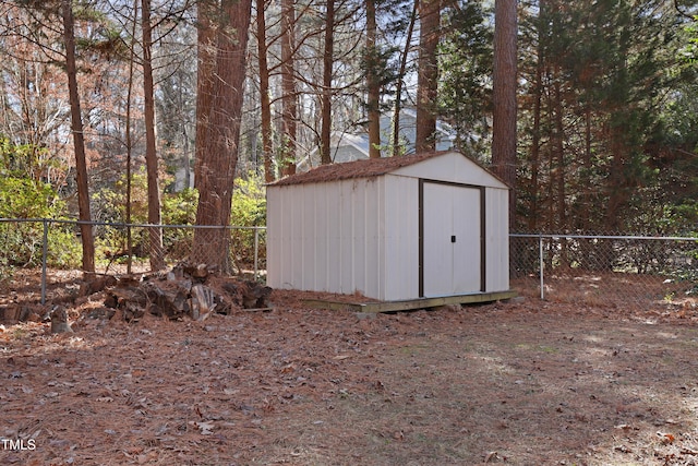 view of outbuilding