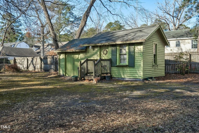 view of outbuilding