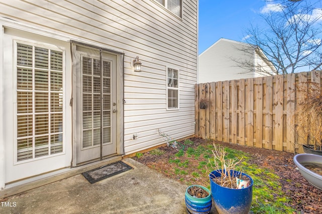 exterior space with a patio