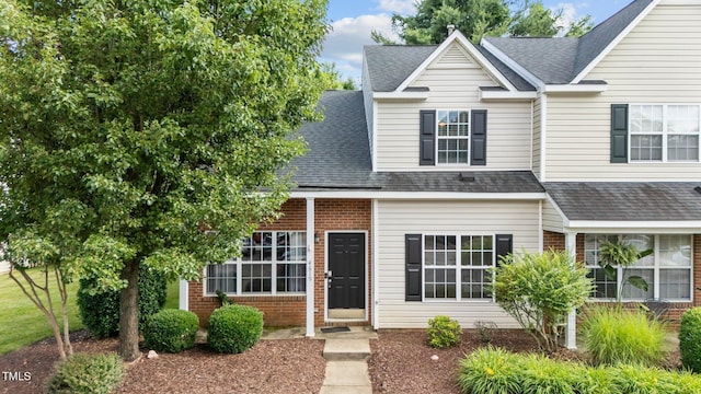 4619 Cross Ridge Ln, Greensboro, NC 27410 - view of front of house with brick siding and roof with shingles