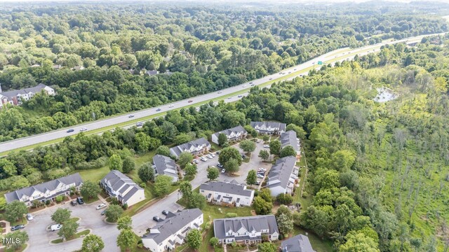 4619 Cross Ridge Ln, Greensboro, NC 27410 - view of property location featuring a heavily wooded area and nearby suburban area