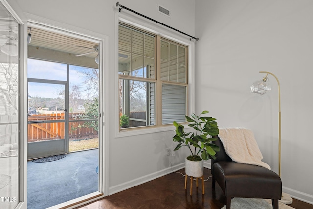 view of sitting room