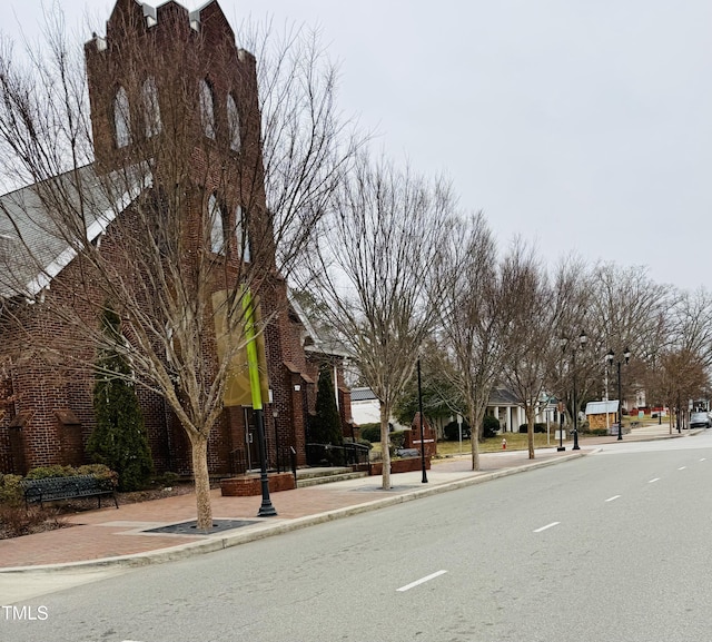 view of road