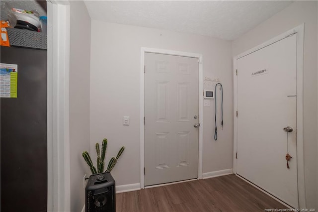 interior space featuring dark hardwood / wood-style floors