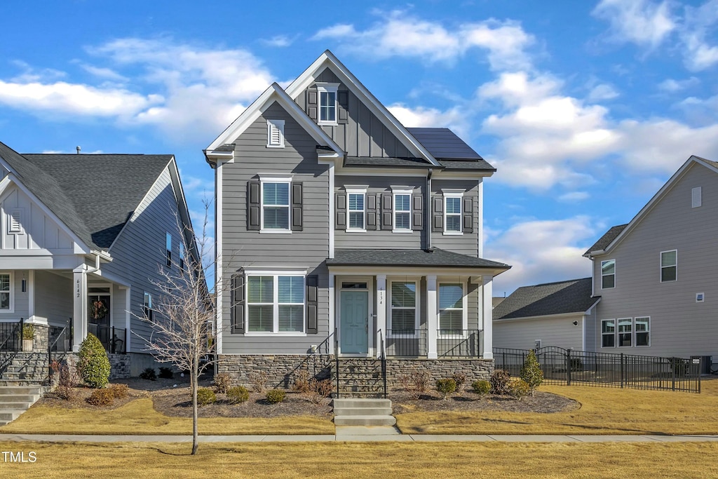 view of craftsman inspired home