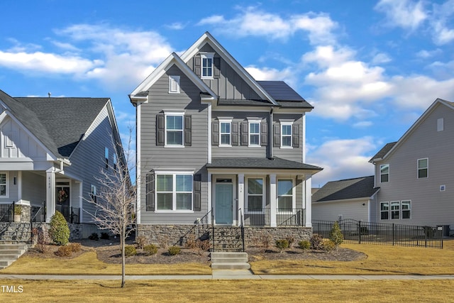 view of craftsman inspired home