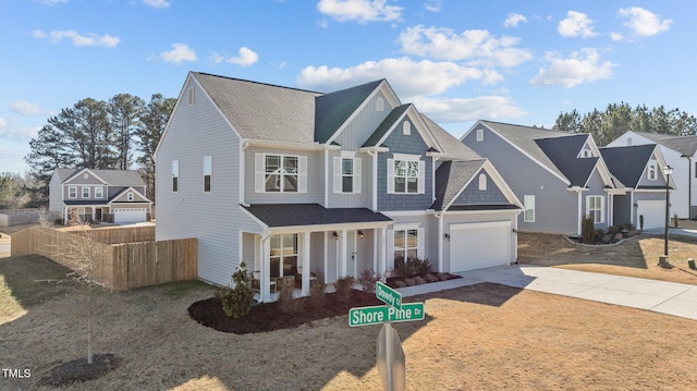 view of front of house with a porch