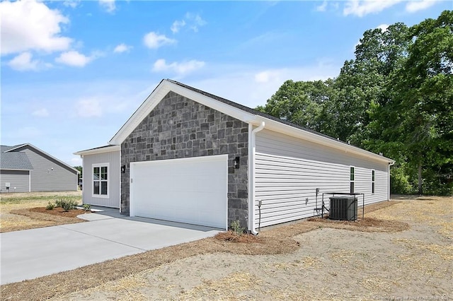 4921 High Branch Ct, Stedman, NC 28391 - garage with cooling unit