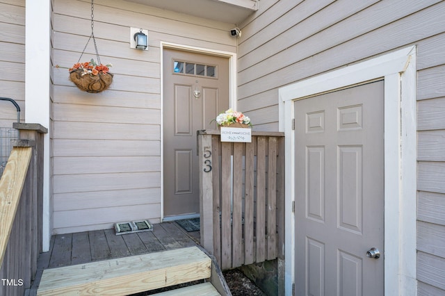 view of property entrance