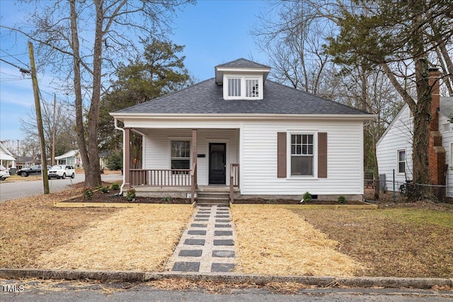 bungalow with a porch