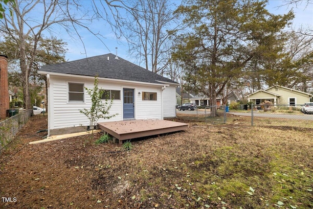 view of rear view of house