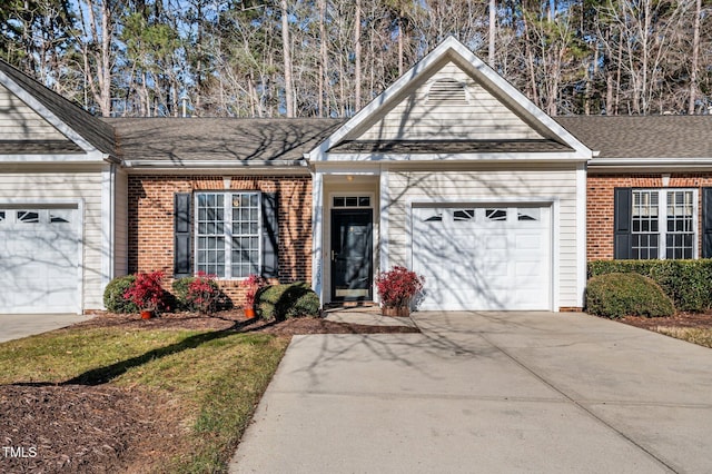 ranch-style house with a garage