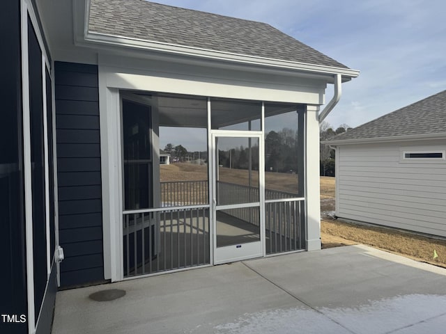 1315 Richfield Oaks Dr, Home, Fuquay Varina, NC 27526 - view of patio featuring a sunroom