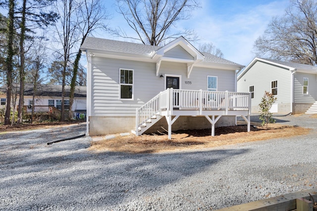 view of front of house