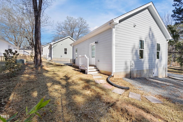 view of back of property