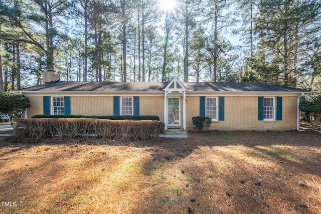 view of ranch-style house