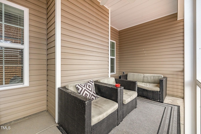 view of patio / terrace with outdoor lounge area