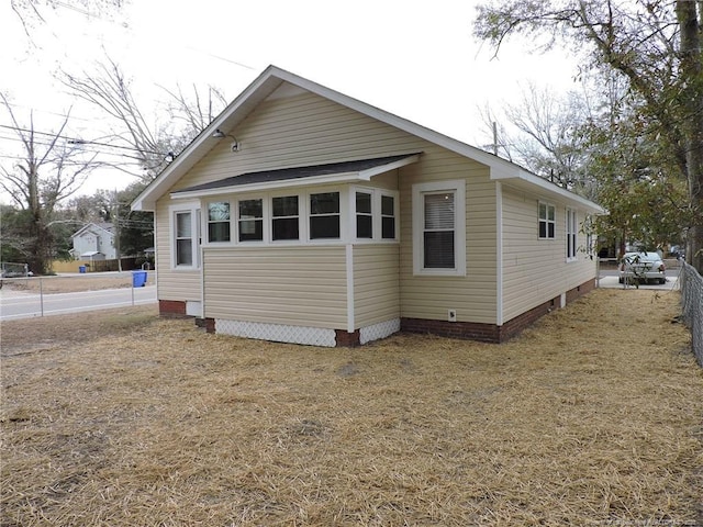 view of property exterior