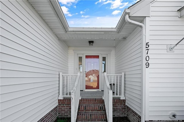 view of property entrance