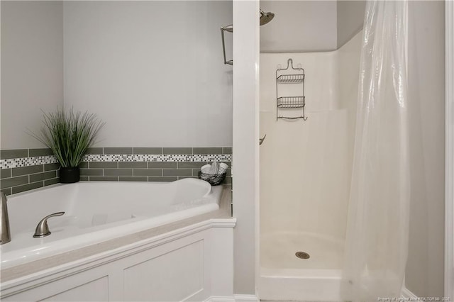 bathroom with walk in shower