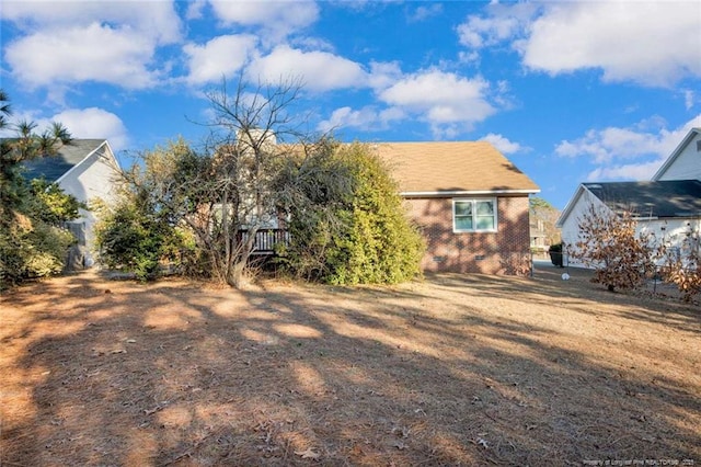 view of rear view of property